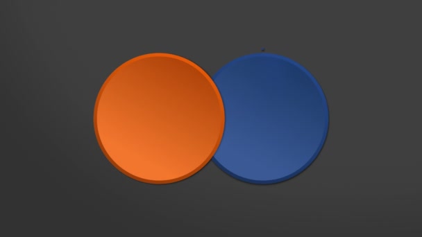 Diagramme circulaire, deux cercle de résultats, modèle de présentation. (inclus alpha )