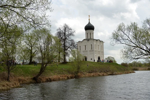 Kirche pokrova na nerli. Russland. bogolubowo. — Stockfoto