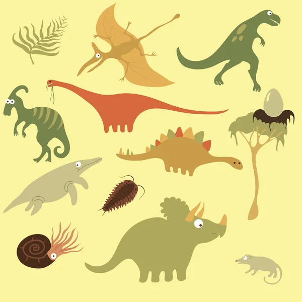 Dinosauri — Vettoriale Stock