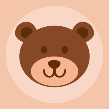 karikatür ayıcık vektör resmi