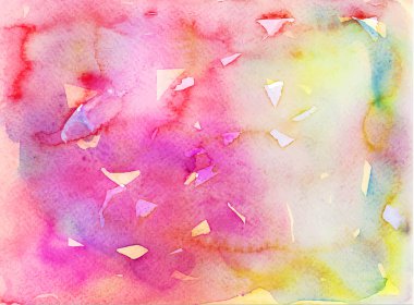 Sulu Boya renkli arka plan