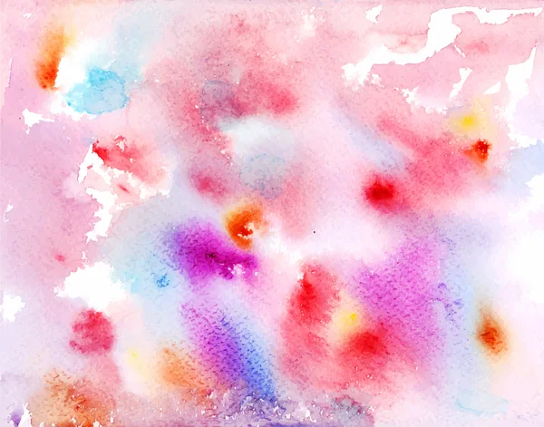 Bunte Aquarell Hintergrund — Stockvektor