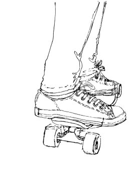 Spor ayakkabı ve yönetim kurulu kroki