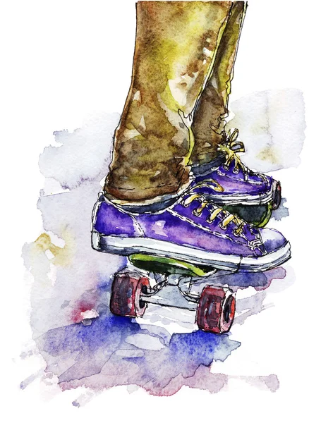 Illusrtation spor ayakkabı ve yönetim kurulu