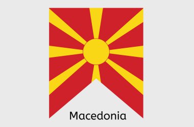 Makedonya 'nın bayrak ikonu, Makedonya' nın bayrak çizimi, Avrupa