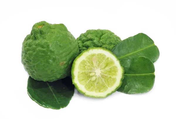Bergamot izole edilmiş beyaz arkaplan. 