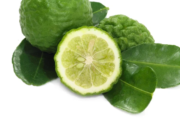 Bergamot izole edilmiş beyaz arkaplan. 