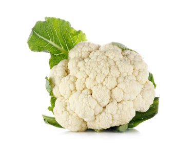 Cauliflower isolated on white background clipart