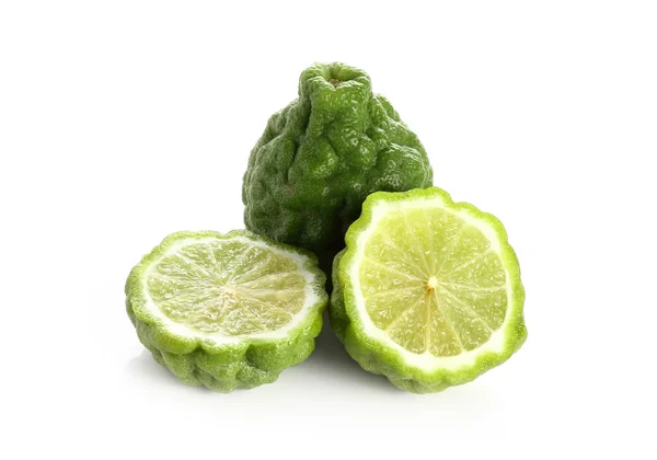 Bergamot izole edilmiş beyaz arkaplan. 