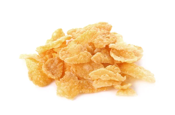 Mısır gevreği, beyaz arka plan üzerinde izole Mısır gevreği