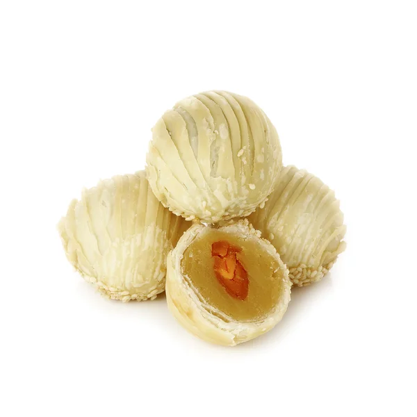 Çin böreği veya Moon pasta tatlı Festivali Çin in izole.