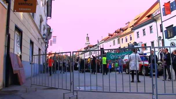 Processio Locopolitana в Словении — стоковое видео