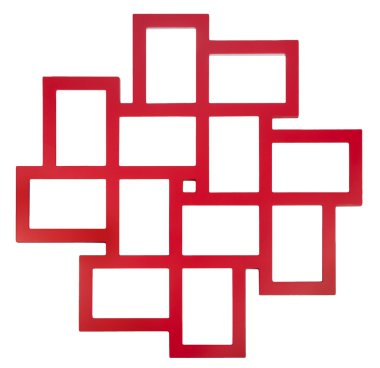 Kırmızı fotoğraf çerçevesi 