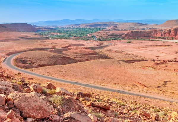 Ounila-Tal-Landschaft. Marokko — Stockfoto