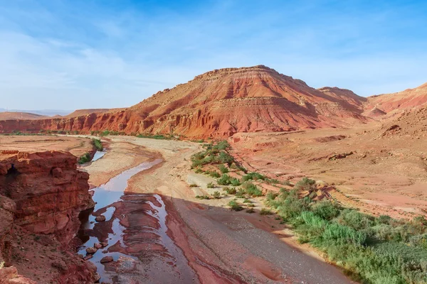 Ounila-Tal-Landschaft. Marokko — Stockfoto