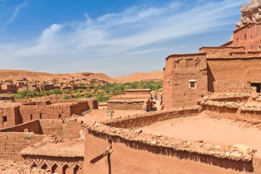 Görünümü, Fas AIT Benhaddou Kasbah üst kat.