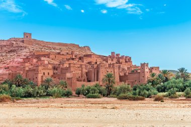 Ait Benhaddou Kasbah in morning, Morocco. clipart