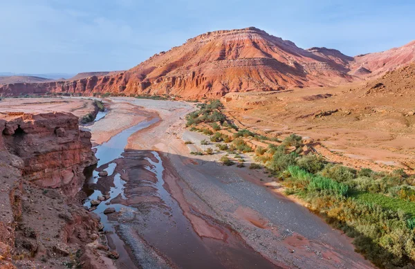 Ounila-Tal-Landschaft. Marokko — Stockfoto