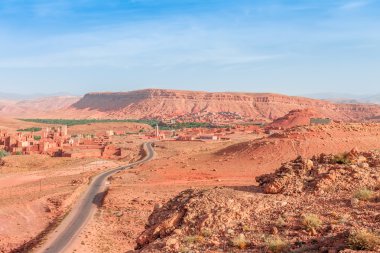 Ounila Valley manzara. Fas