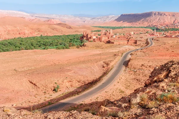 Ounila Valley manzara. Fas — Stok fotoğraf