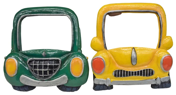 Araba şeklinde renkli çerçeveler