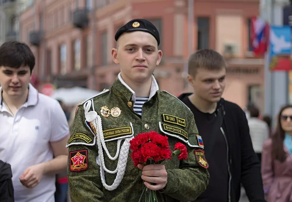 Soldat der russischen Streitkräfte — Stockfoto