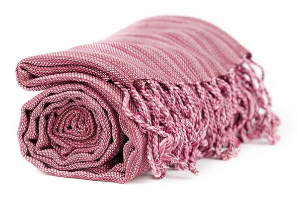 Bayan eşarp izole bir arka plan üzerinde