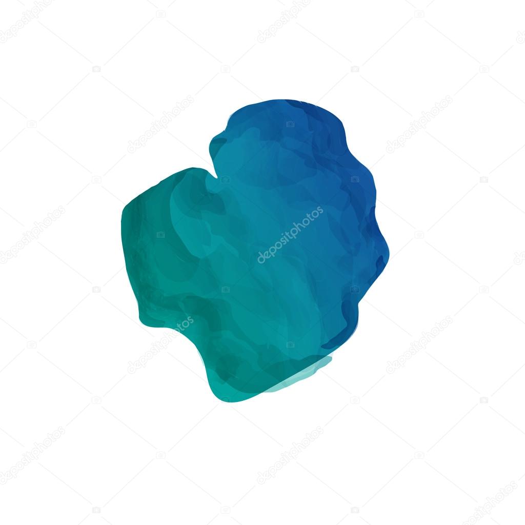 Abstract blue green