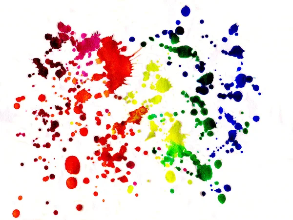 Multicolored spray — Stock Photo, Image