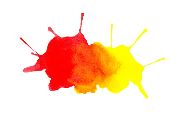 Abstract yellow red spots — Stock Photo, Image