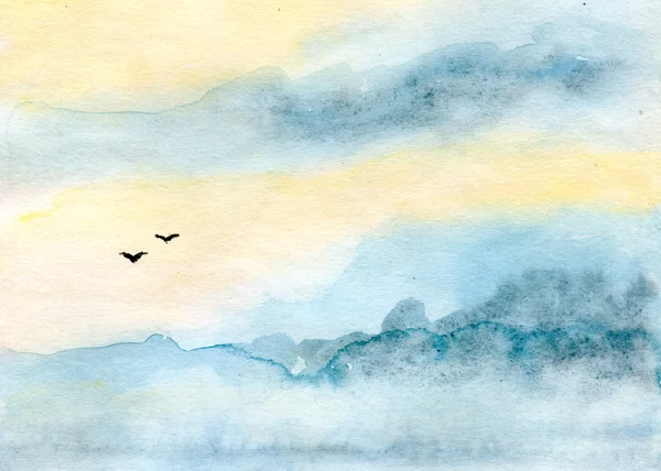 gökyüzü ve kuşlar