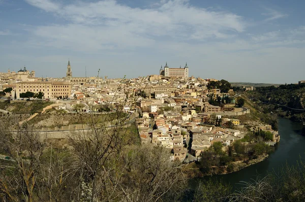Toledo tarihi merkezi panoramik manzaralı