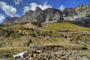 Yaz mevsiminde orman dağlarının güzel doğal manzarası. Yağmur ormanlarının ekosistemi, orman dağları. Doğal tropik yeşil orman manzarası. Seyahat fotoğrafı, kimse yok. Yüksek kalite fotoğraf