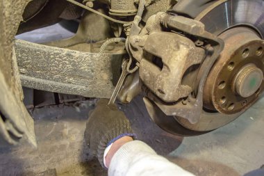 Car chassis repair. Selective