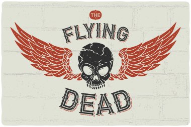 Kızgın uçan kafatası kafa