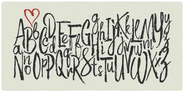手描きの背景のアルファベット — ストックベクタ