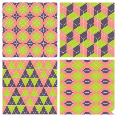 Kusursuz geometrik desenler dizisi