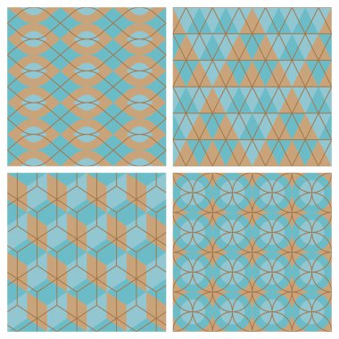 Kusursuz geometrik desenler dizisi