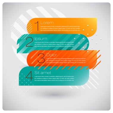Modern bilgi grafik seçenekleri küme