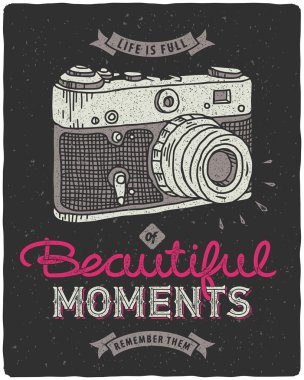 Vintage fotoğraf makinesi