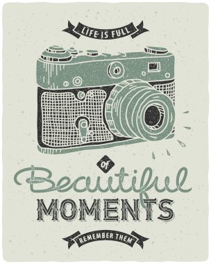 Vintage fotoğraf makinesi