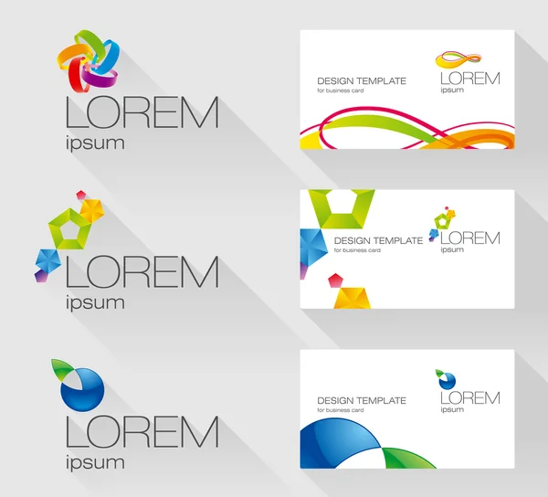 Set di elementi di design logo — Vettoriale Stock