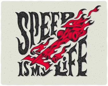 Burning roadster car