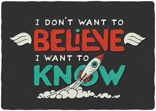 Motivational print for T-shirt