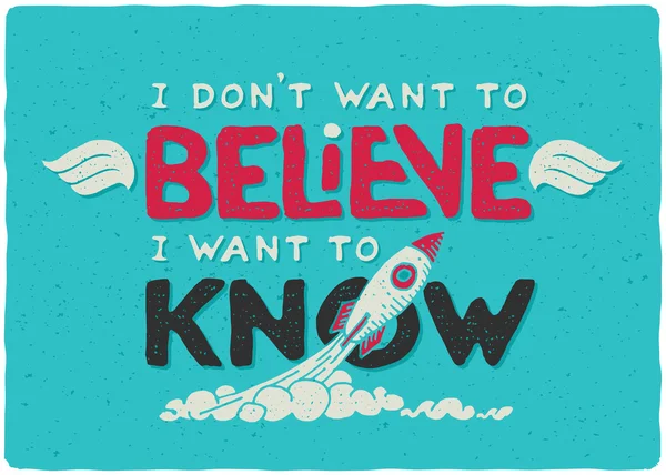 Motivational print for T-shirt