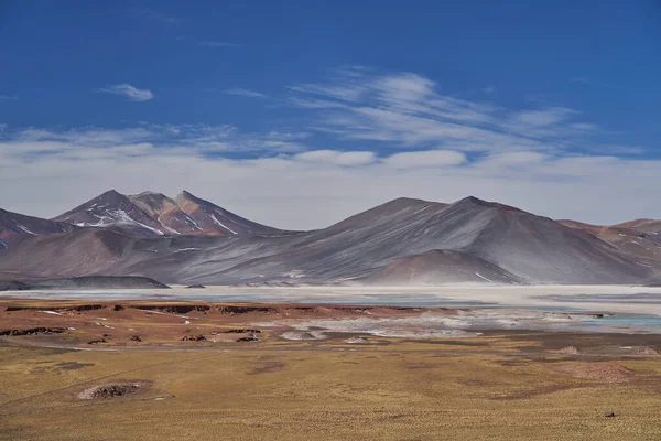 Bellissimo Paesaggio Lungo Paso Sico San Pedro Atacama Salta Alta — Foto Stock