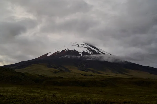 Cotopaxi Een Actieve Vulkaan Het Andesgebergte Het Kanton Latacunga Provincie — Stockfoto