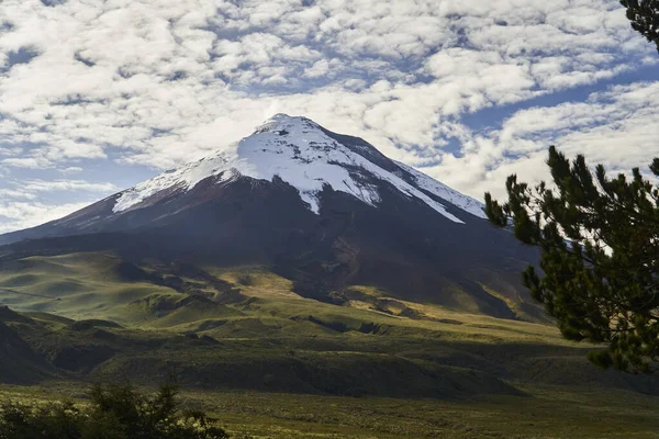 Cotopaxi Ist Ein Aktiver Vulkan Den Anden Kanton Latacunga Der — Stockfoto