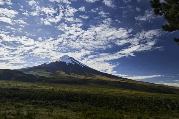 Cotopaxi Ist Ein Aktiver Vulkan Den Anden Kanton Latacunga Der — Stockfoto