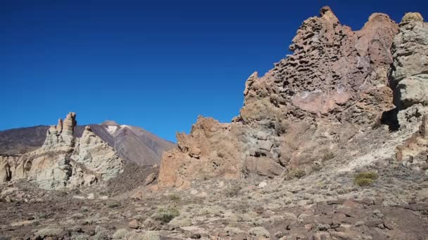 Teide Vulcano Vetta Più Alta Dell Isola Tenerife Spagna Una — Video Stock